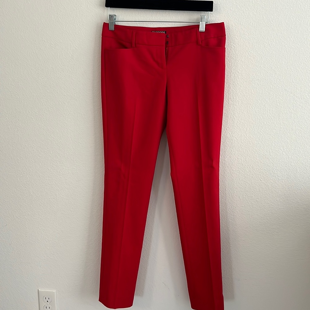 Express red pants